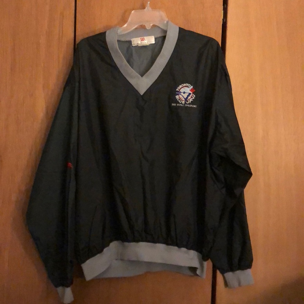 Wilson brand Toronto Blue Jays 1993 World Champions windbreaker